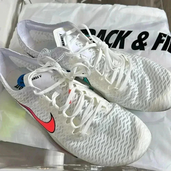 Nike Zoom Victory Elite 2 White Track Racing Spikes - Picture 6 of 9